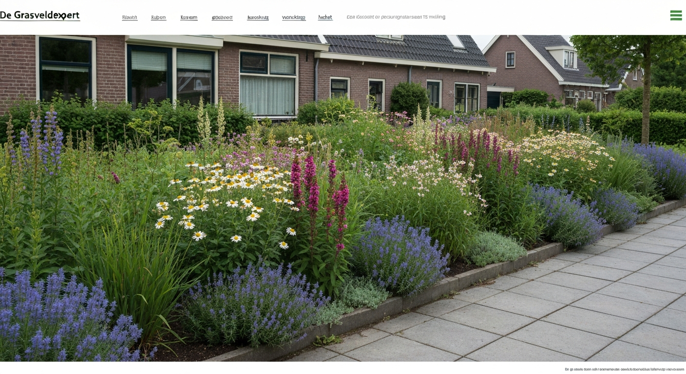wild gras in tuin