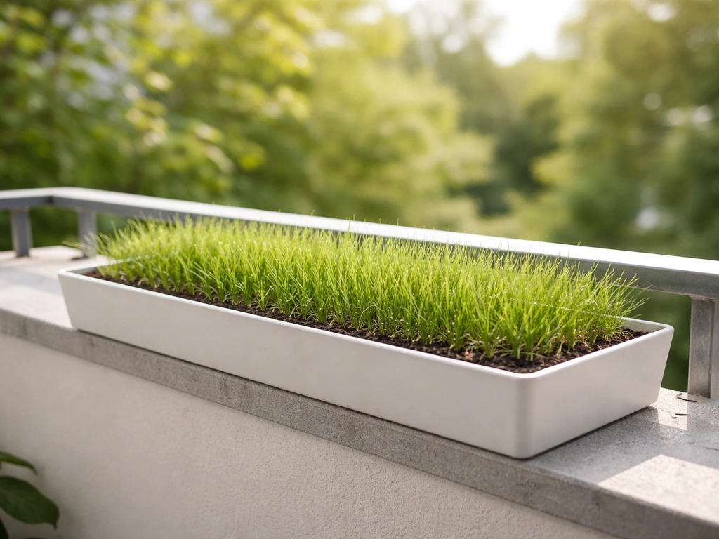 Echt gras op balkon: stappenplan, soorten en onderhoud