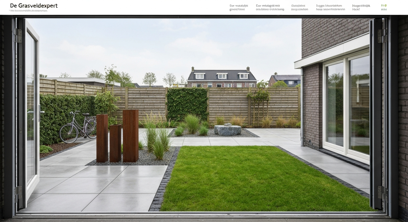 Strakke tuinen zonder gras: ontwerp, materialen en kosten