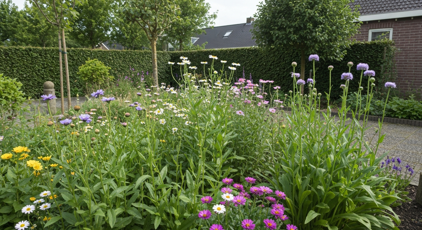 bloemenweide gras