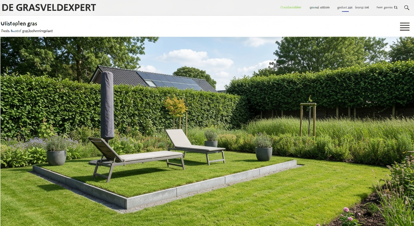 Uitstoelen gras: voorkomen en herstellen bij tuinstoelen en loungesets